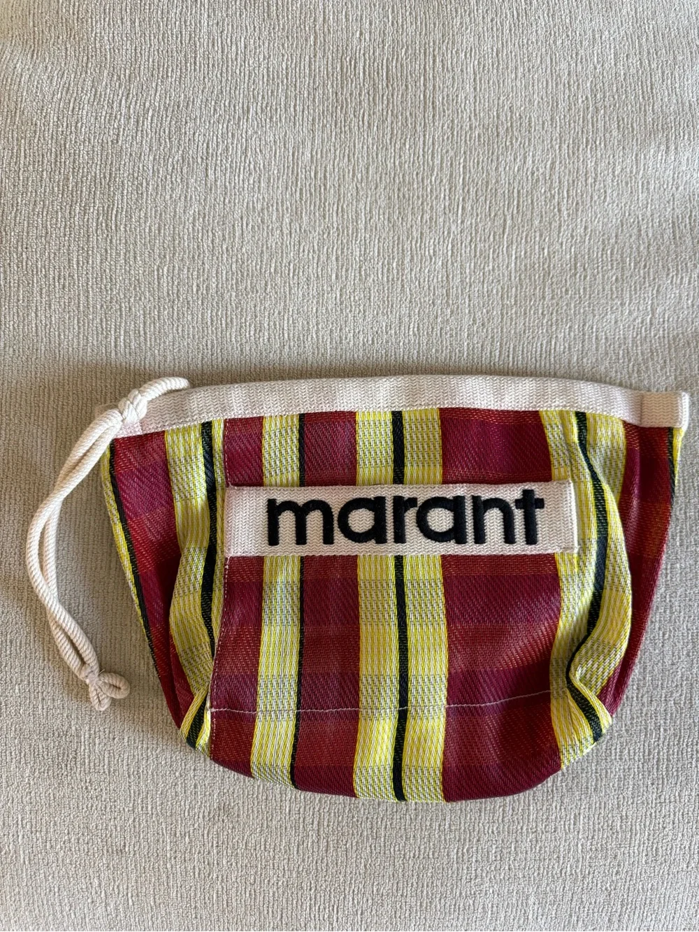 Isabel Marant Powden Pouch Nylon Burgundy